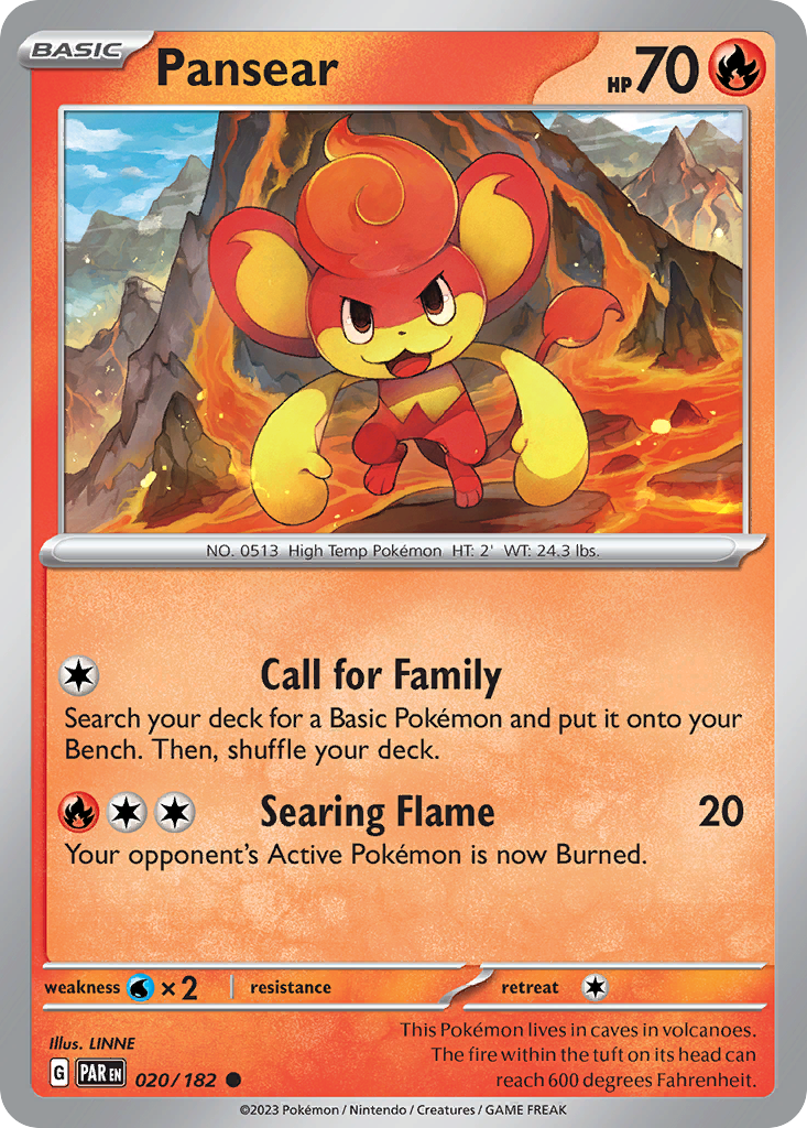 Pansear 20 Common card from Paradox Rift