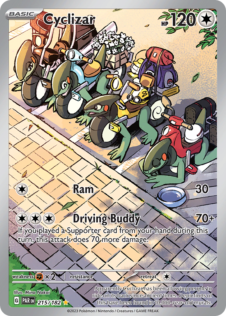Cyclizar 215 Illustration Rare card from Paradox Rift
