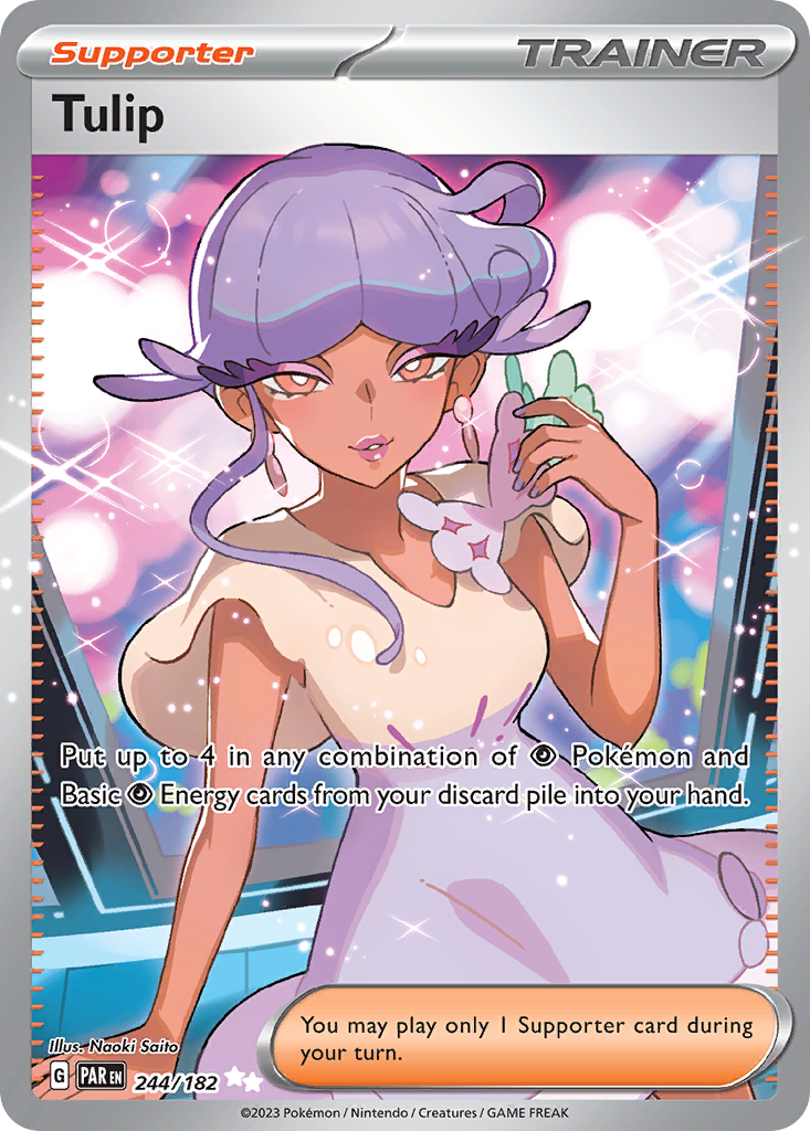 Tulip 244 Ultra Rare card from Paradox Rift