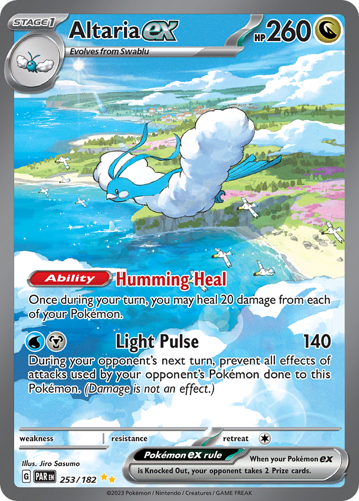 Altaria ex 253 Special Illustration Rare card from Paradox Rift
