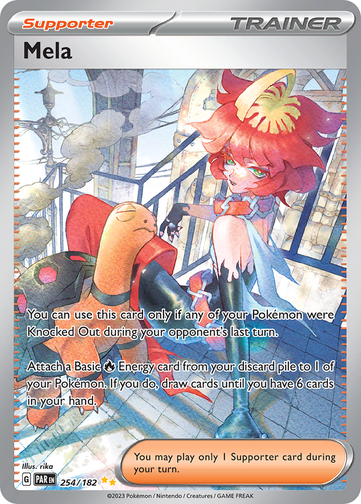 Mela 254 Special Illustration Rare card from Paradox Rift