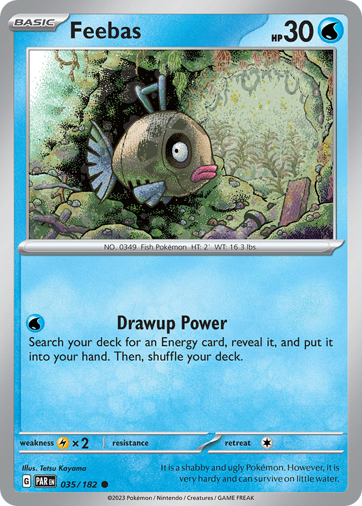 Feebas 35 Common card from Paradox Rift