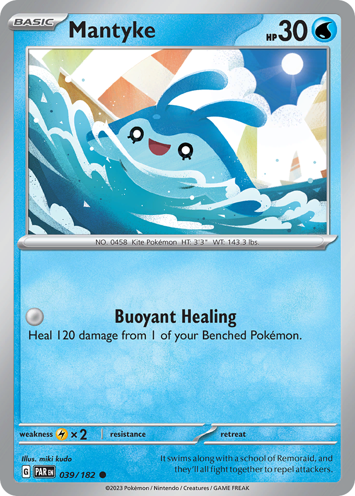 Mantyke 39 Common card from Paradox Rift