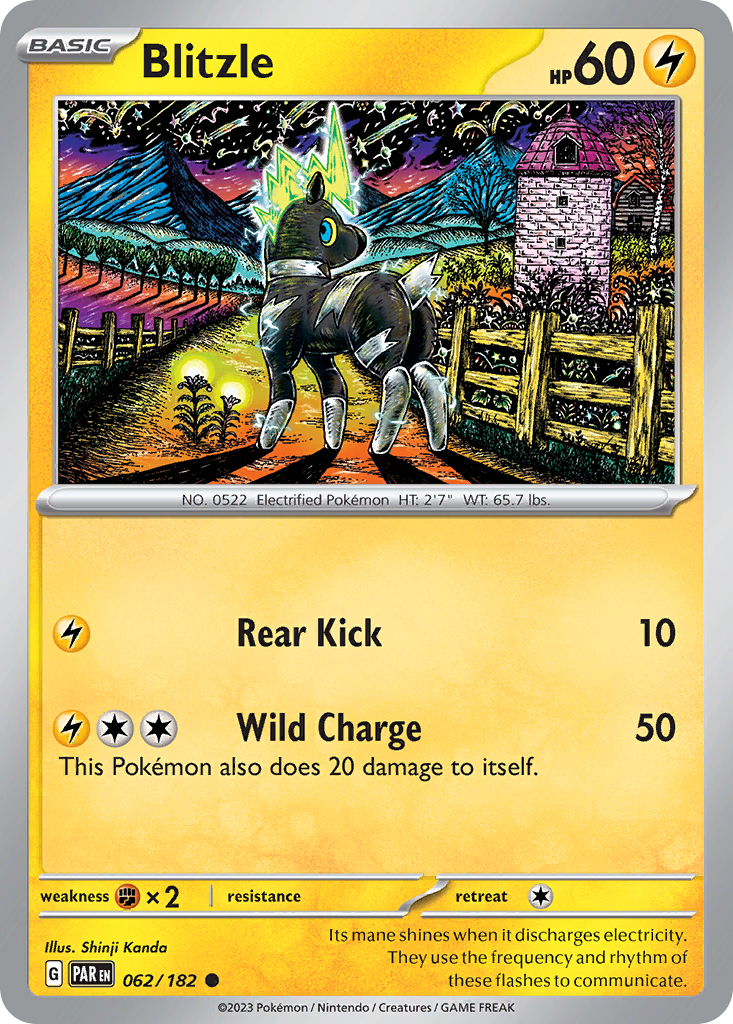 Blitzle 62/182 Common card from Paradox Rift