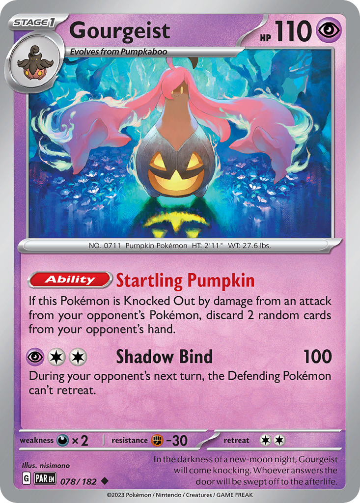 Gourgeist 78 Uncommon card from Paradox Rift