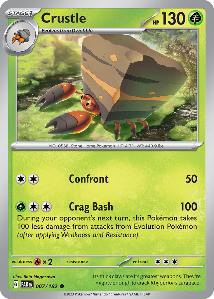 Crustle 7 Common card from Paradox Rift
