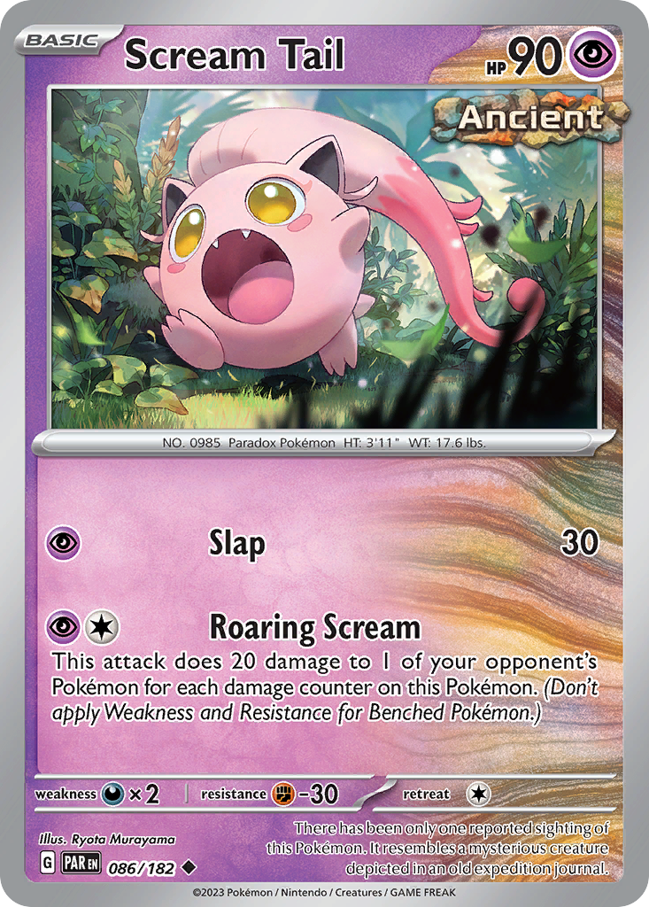 Scream Tail 86 Uncommon card from Paradox Rift
