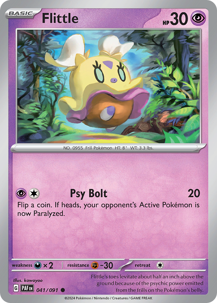 Flittle 41 Common card from Paldean Fates