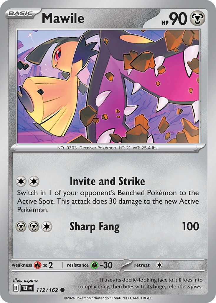 Mawile 112 Common card from Temporal Forces