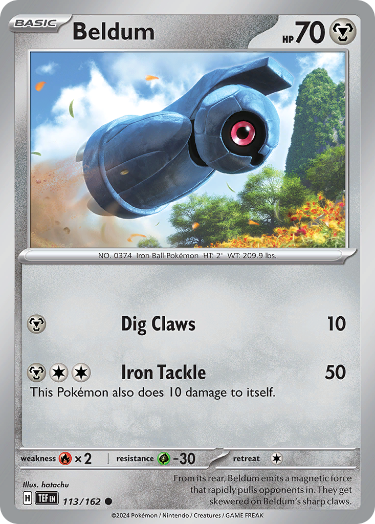 Beldum 113 Common card from Temporal Forces