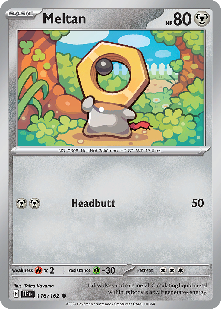 Meltan 116 Common card from Temporal Forces