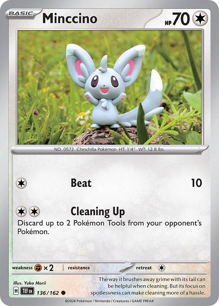 Minccino 136 Common card from Temporal Forces