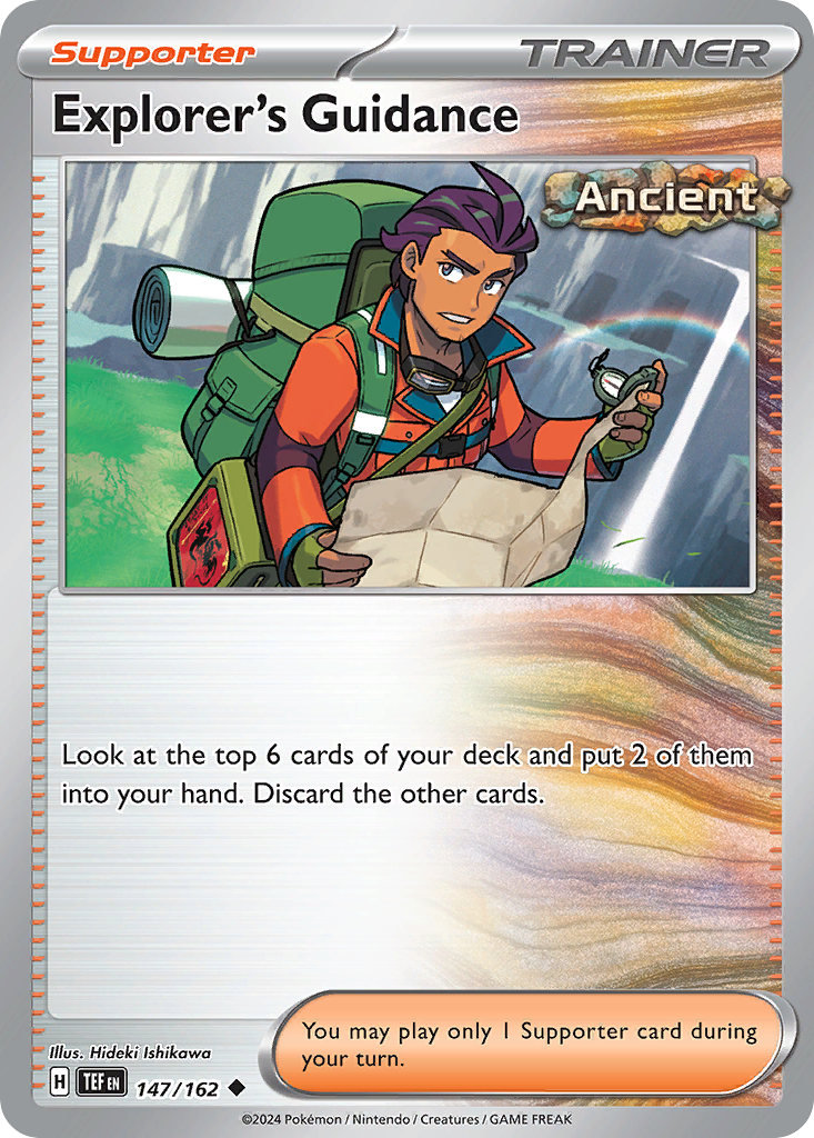 Explorer's Guidance 147 Uncommon card from Temporal Forces