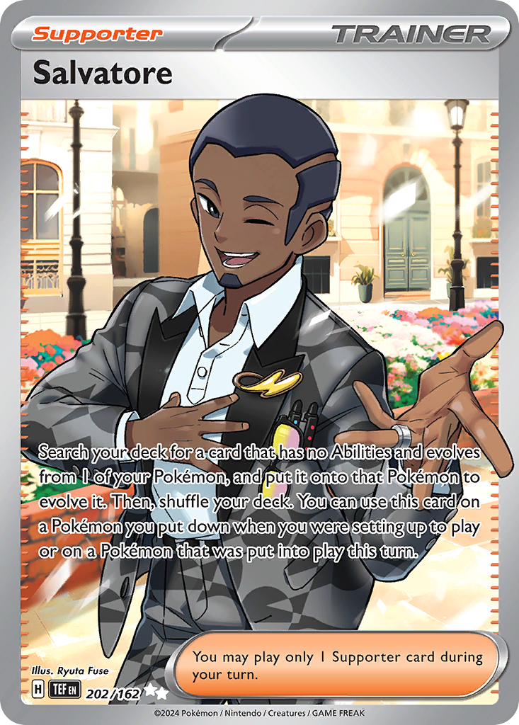 Salvatore 202 Ultra Rare card from Temporal Forces