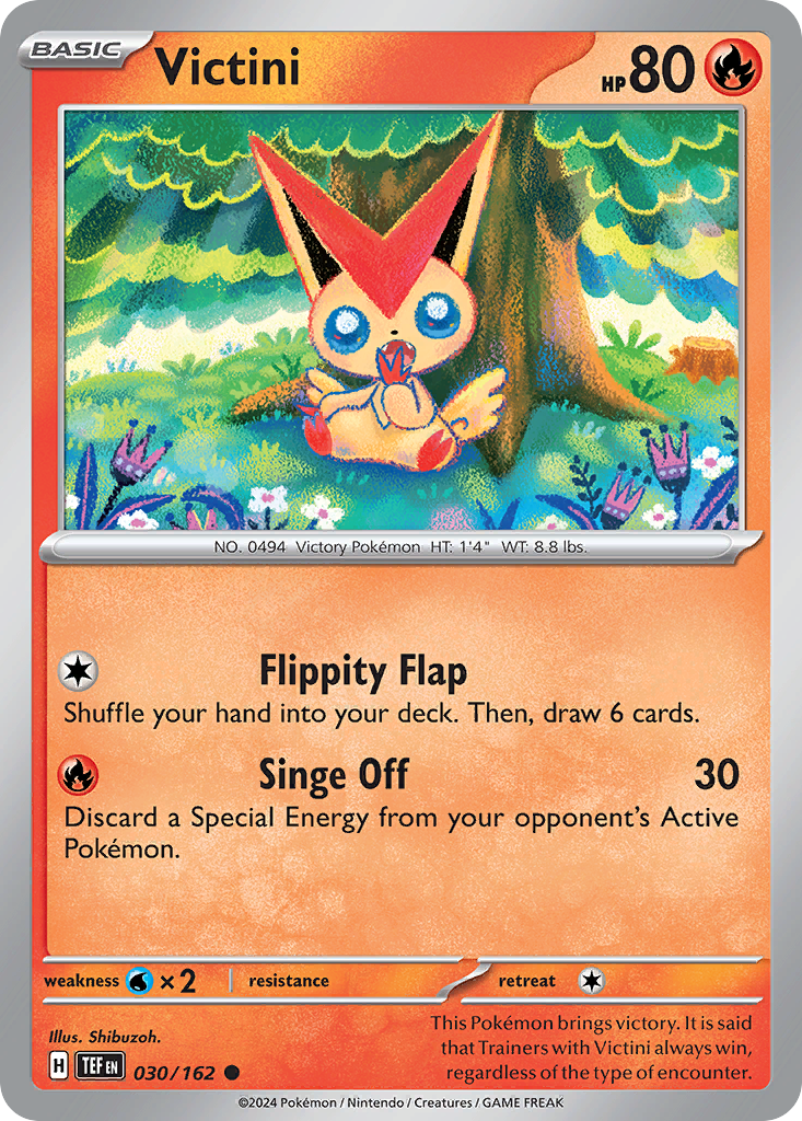 Victini 30/162 Common card from Temporal Forces