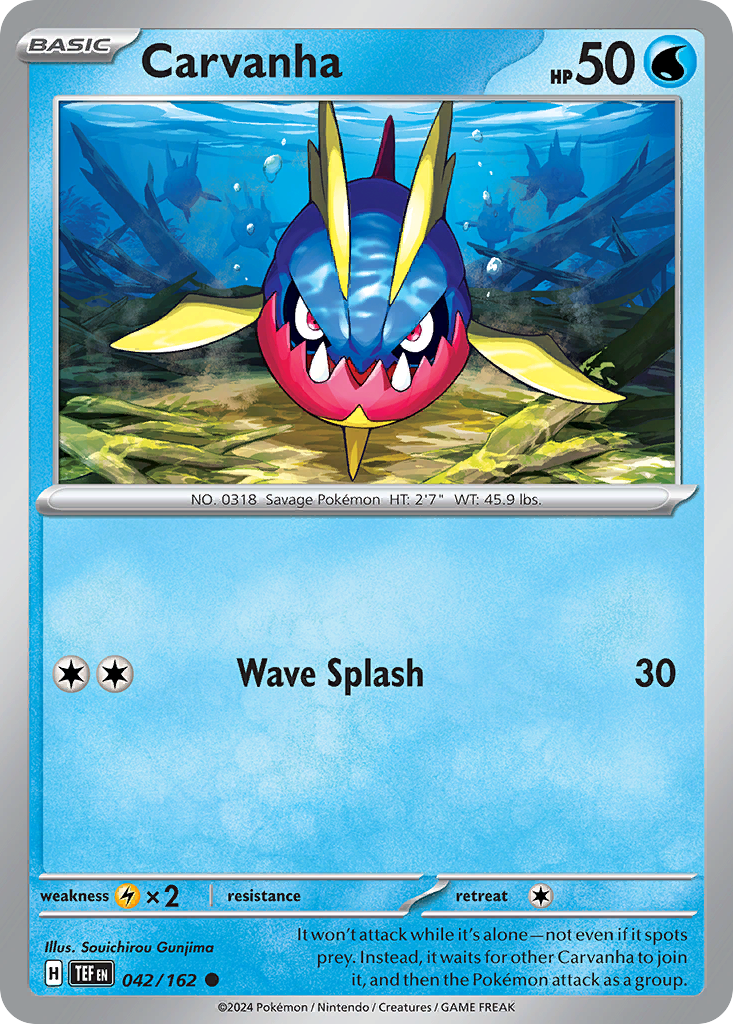 Carvanha 42 Common card from Temporal Forces