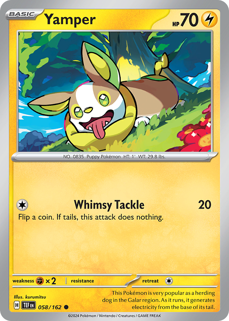 Yamper 58/162 Common card from Temporal Forces