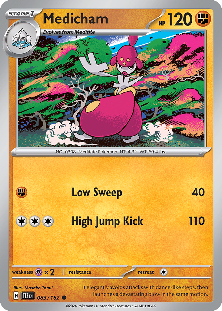 Medicham 83 Common card from Temporal Forces