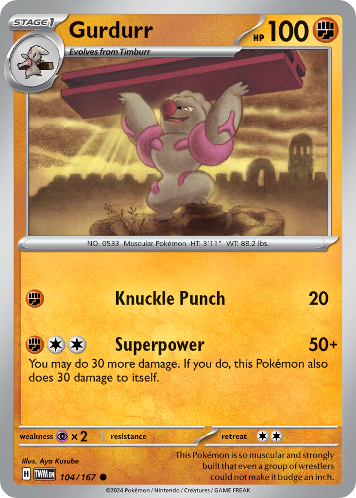 Gurdurr 104 Common card from Twilight Masquerade