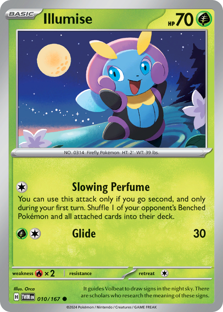 Illumise 10 Common card from Twilight Masquerade