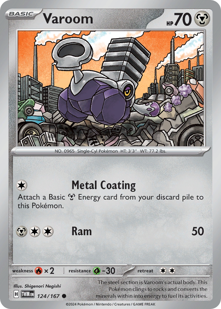 Varoom 124 Common card from Twilight Masquerade