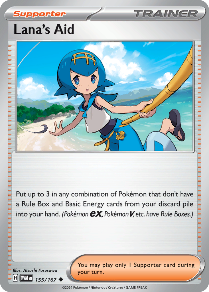 Lana's Aid 155 Uncommon card from Twilight Masquerade