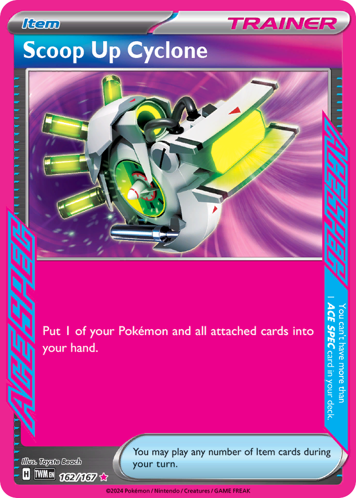 Scoop Up Cyclone 162 ACE SPEC Rare card from Twilight Masquerade