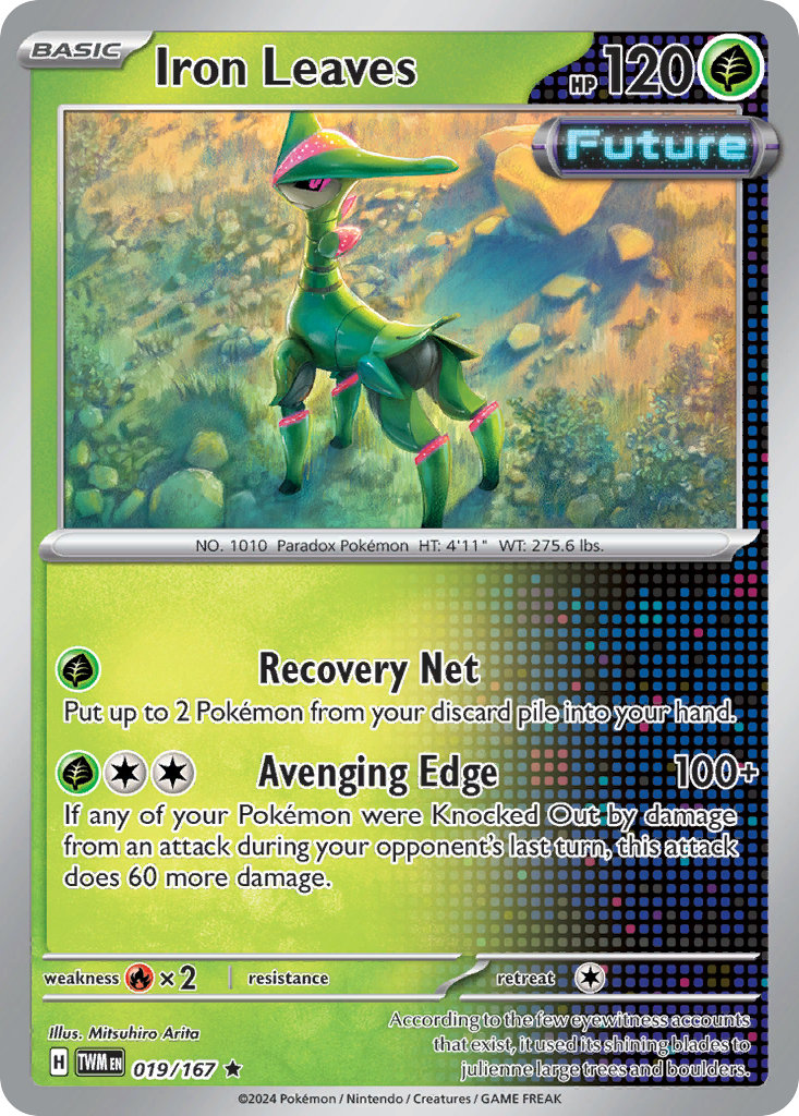 Iron Leaves 19/167 Rare card from Twilight Masquerade