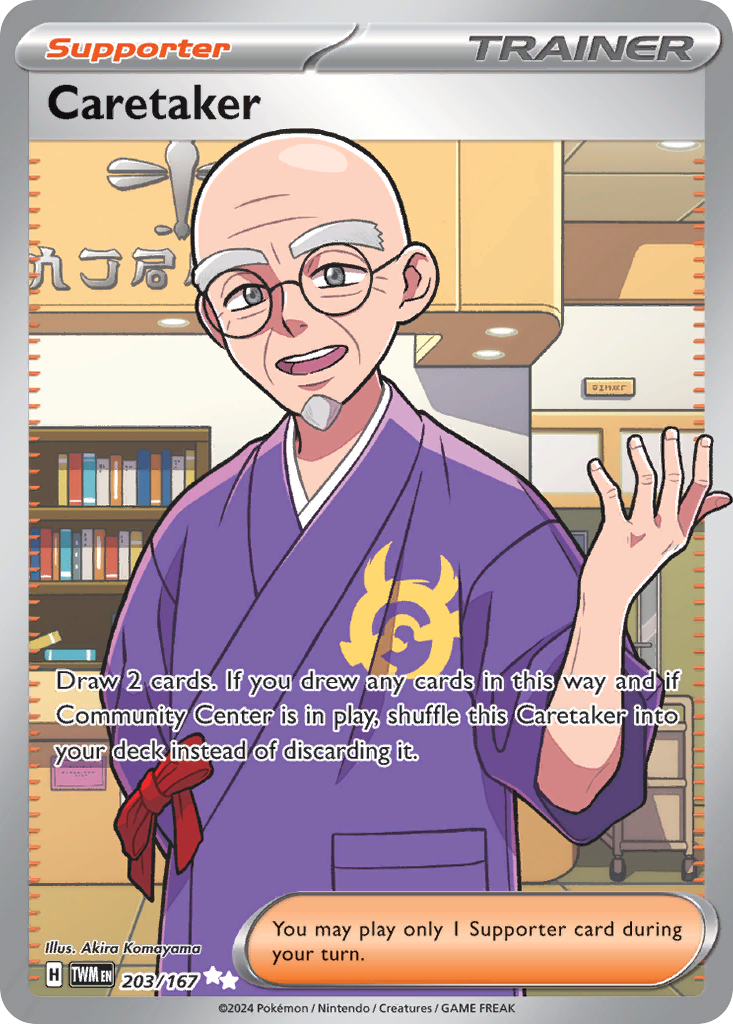 Caretaker 203 Ultra Rare card from Twilight Masquerade