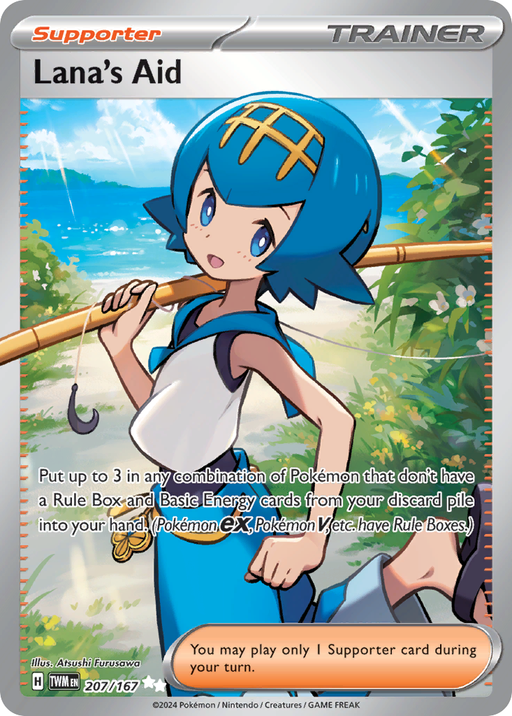 Lana's Aid 207/167 Ultra Rare card from Twilight Masquerade