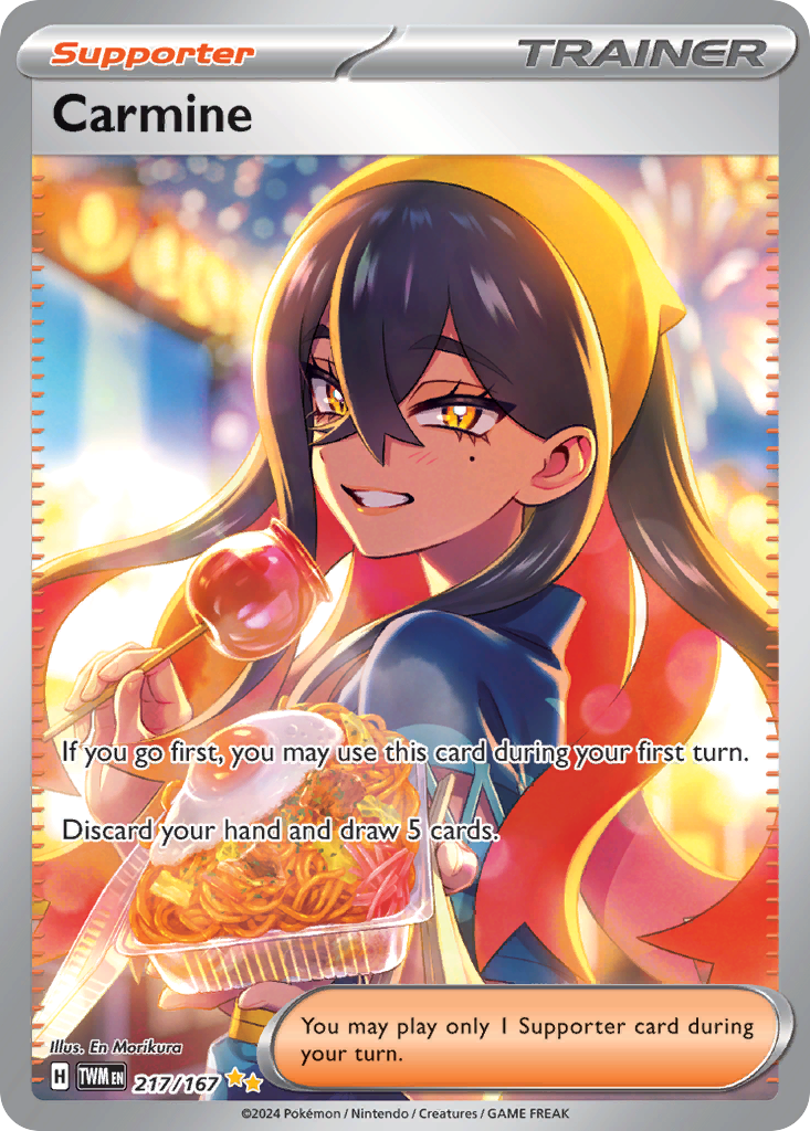 Carmine 217 Special Illustration Rare card from Twilight Masquerade