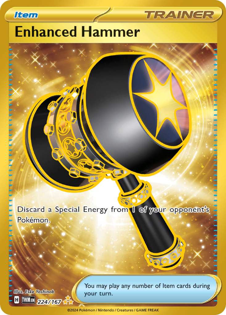 Enhanced Hammer 224 Hyper Rare card from Twilight Masquerade