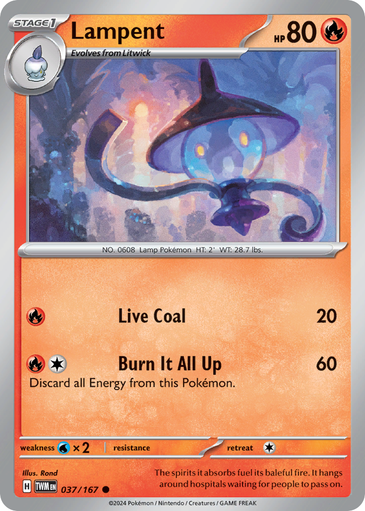 Lampent 37 Common card from Twilight Masquerade
