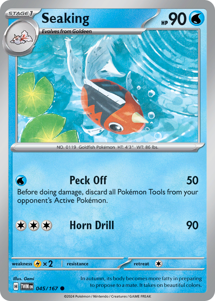 Seaking 45 Common card from Twilight Masquerade
