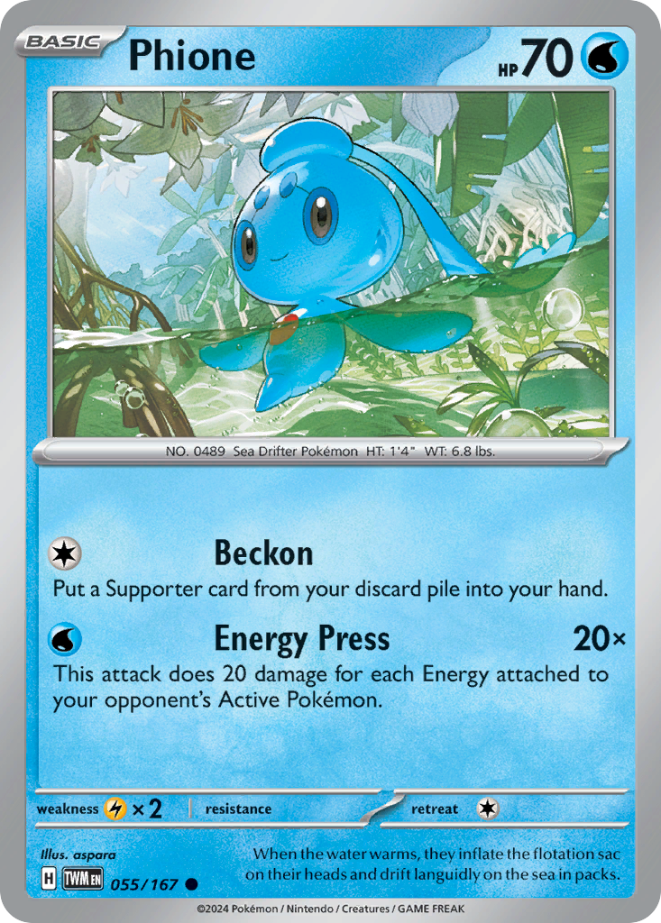 Phione 55 Common card from Twilight Masquerade
