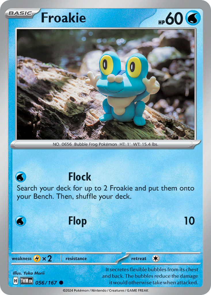 Froakie 56 Common card from Twilight Masquerade