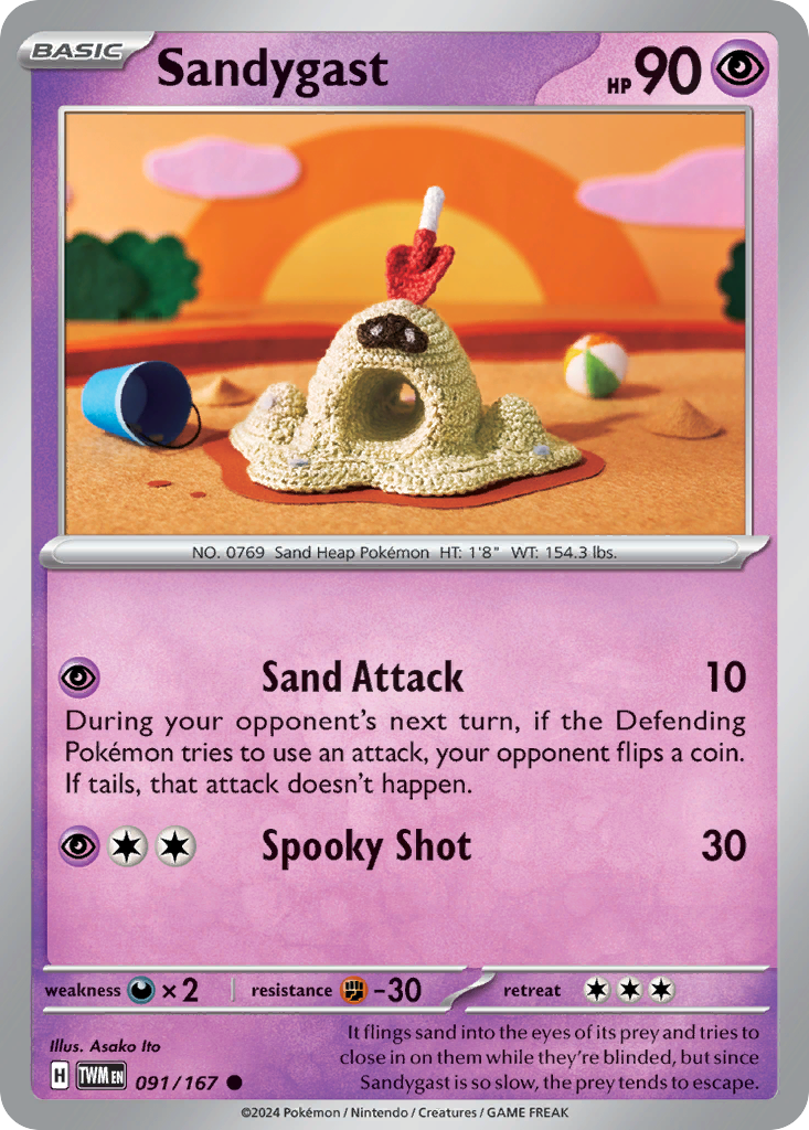 Sandygast 91 Common card from Twilight Masquerade