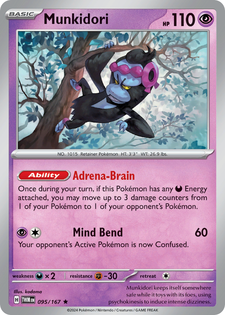 Munkidori 95 Rare card from Twilight Masquerade