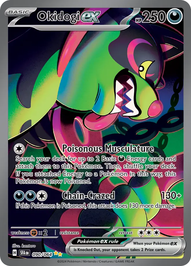 Okidogi ex 90 Special Illustration Rare card from Shrouded Fable