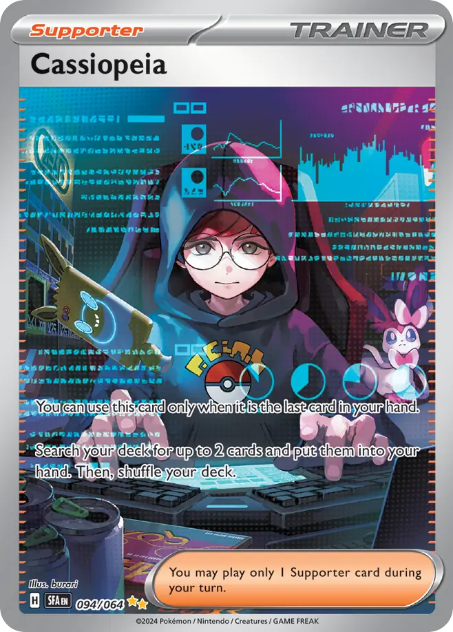 Cassiopeia 94 Special Illustration Rare card from Shrouded Fable