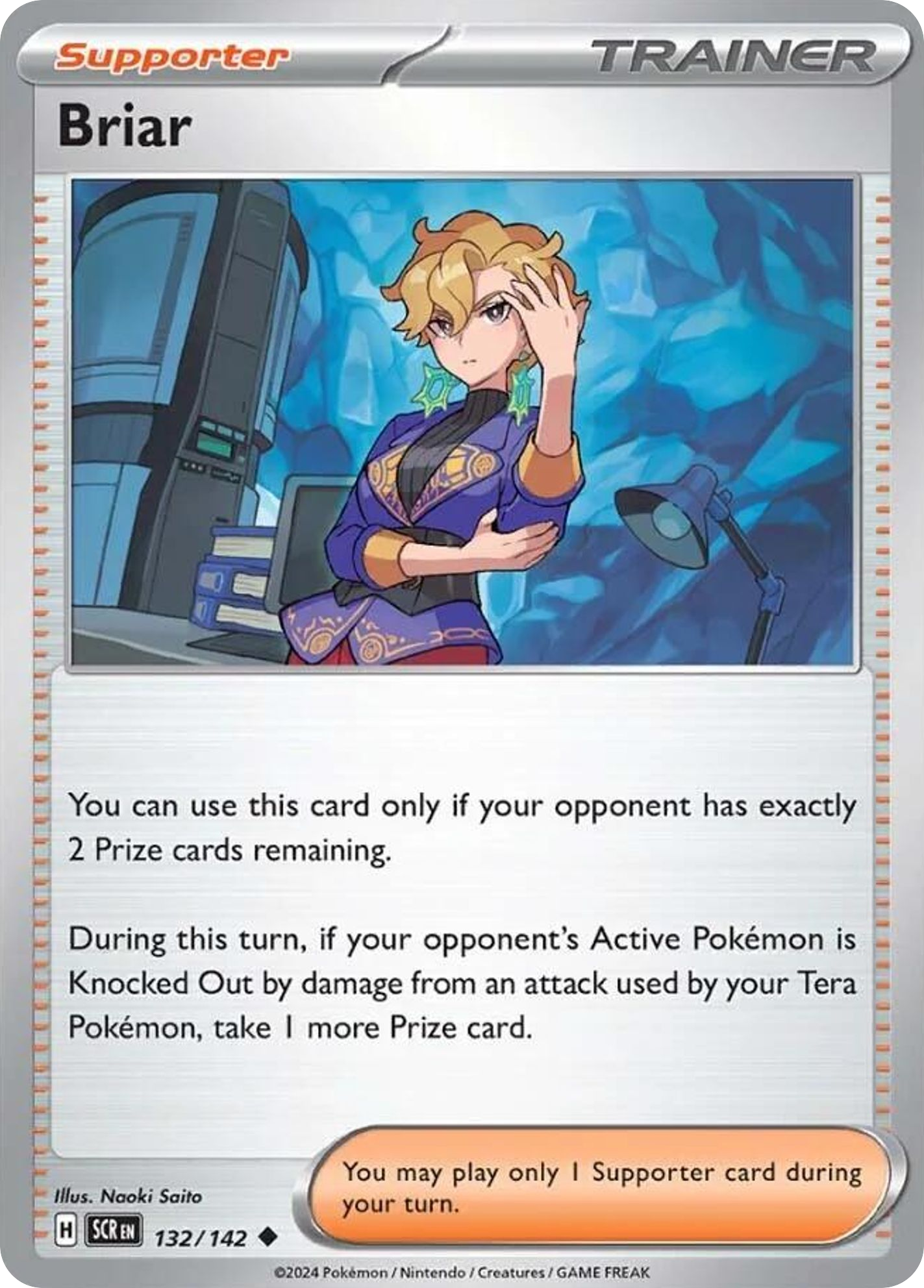 Briar 132/142 Uncommon card from Stellar Crown
