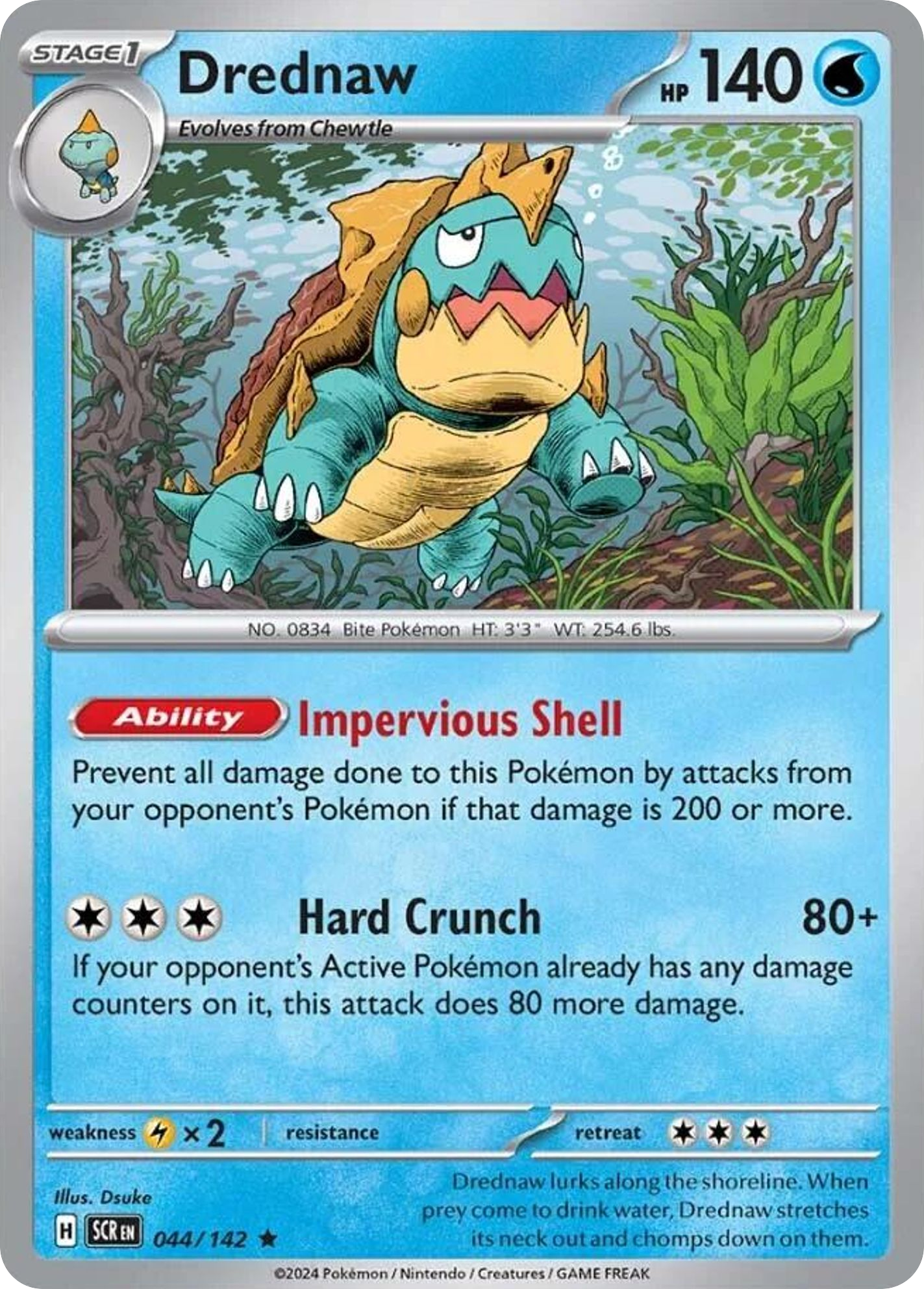 Drednaw 44 Rare card from Stellar Crown
