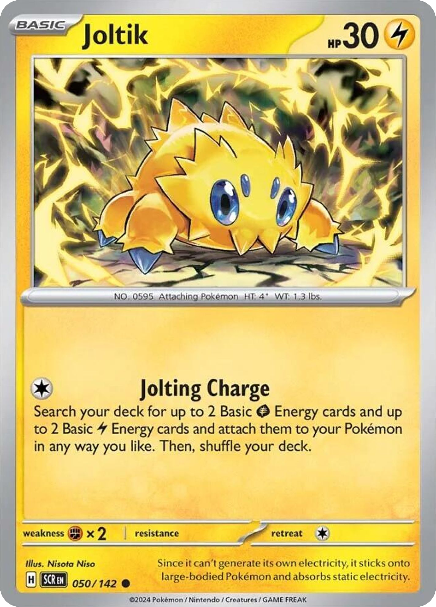 Joltik 50 Common card from Stellar Crown
