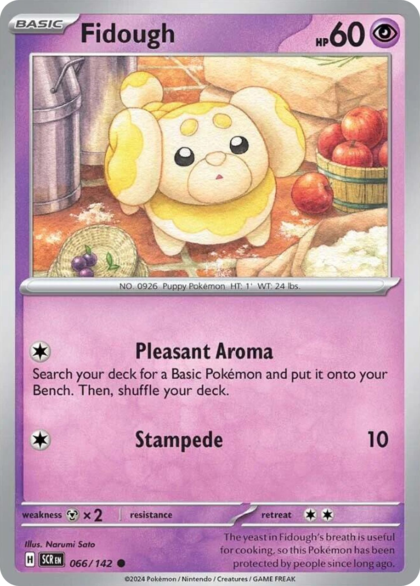 Fidough 66/142 Common card from Stellar Crown