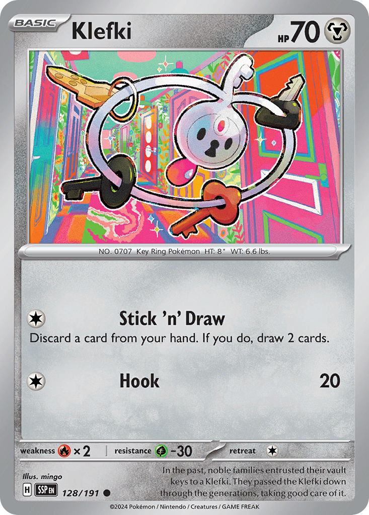 Klefki 128/191 Common card from Surging Sparks
