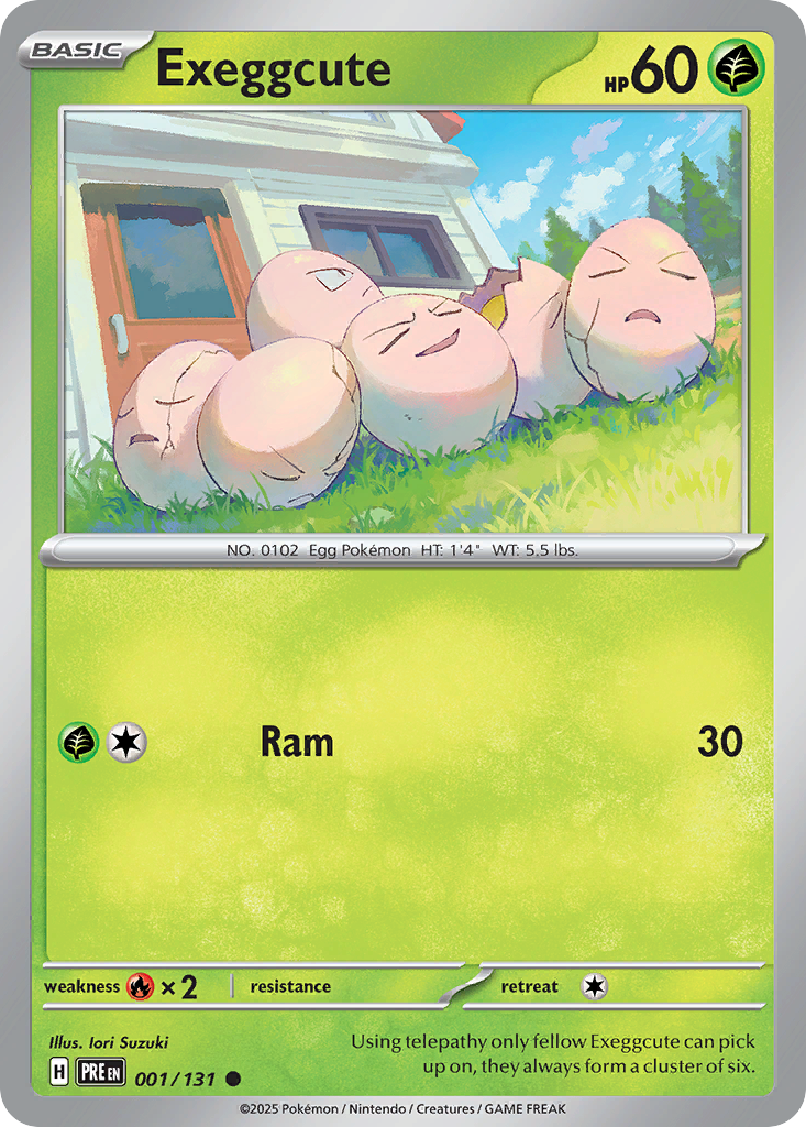 Exeggcute 1 Common card from Prismatic Evolutions