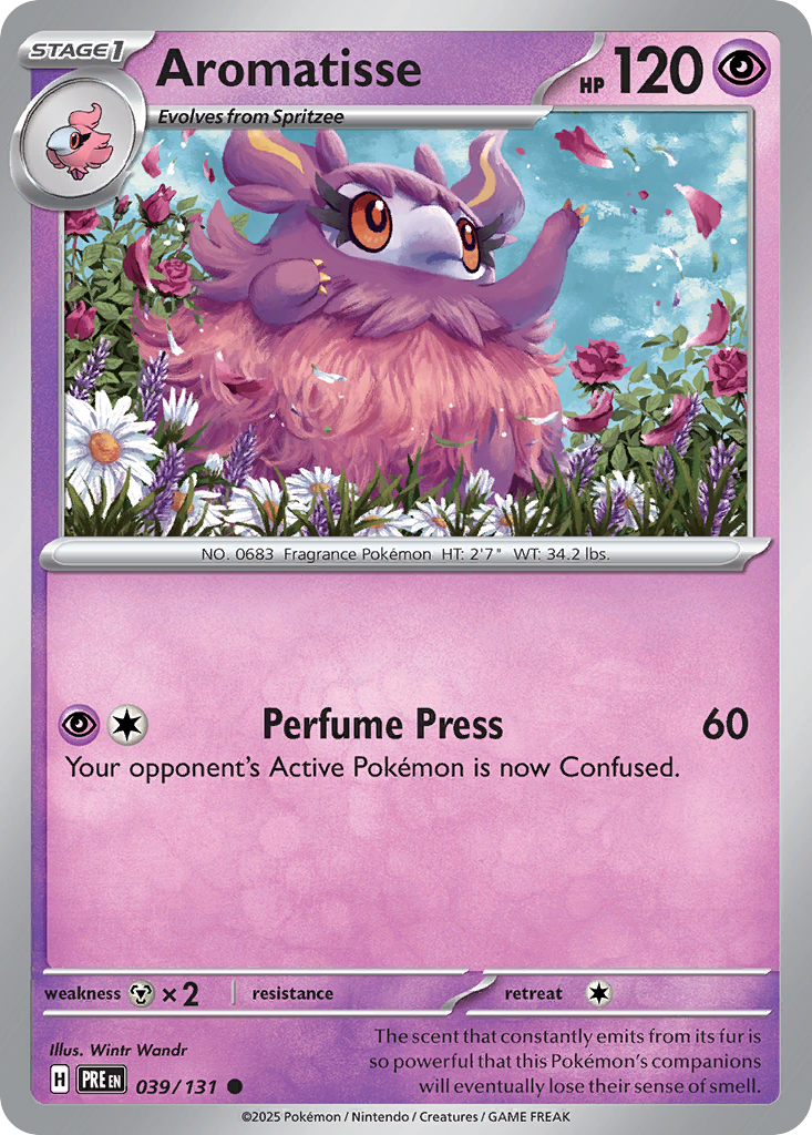 Aromatisse 39 Common card from Prismatic Evolutions