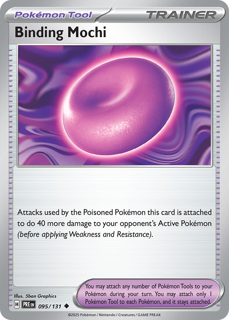 Binding Mochi 95 Uncommon card from Prismatic Evolutions
