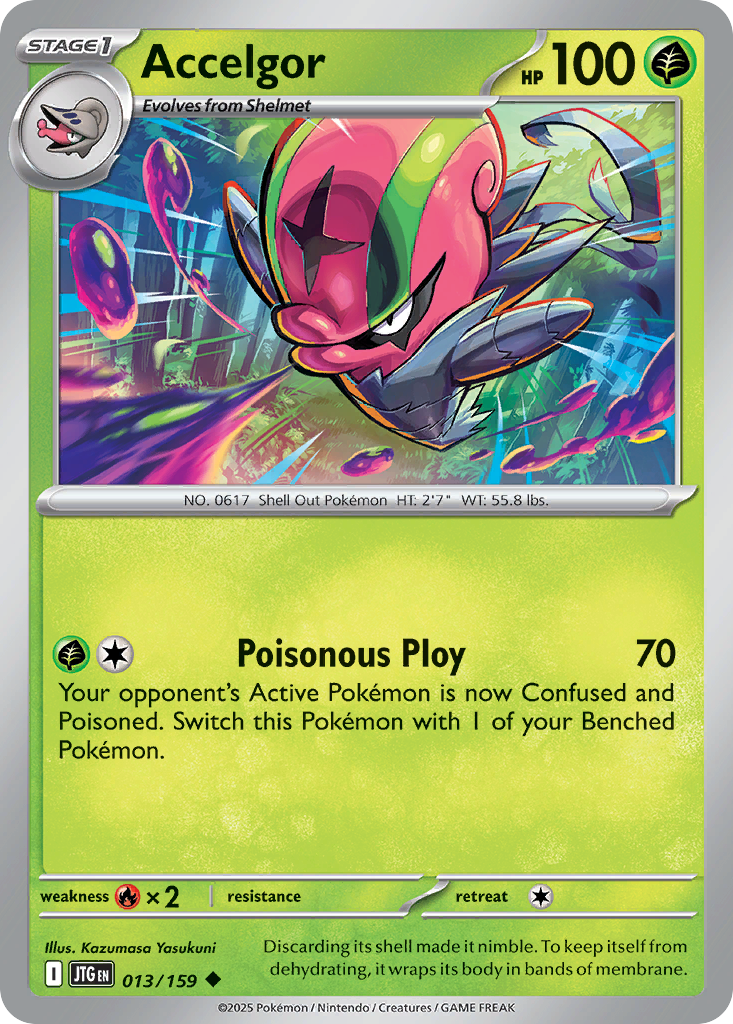 Accelgor 13 Uncommon card from Journey Together