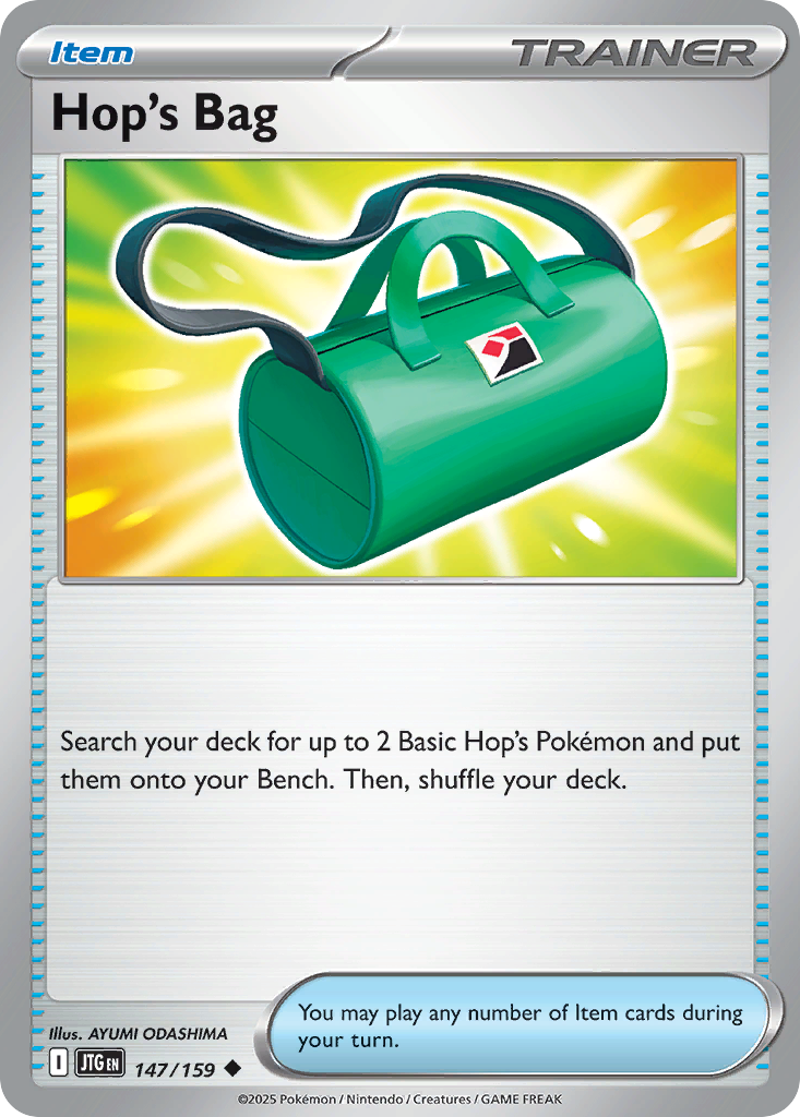 Hop's Bag 147/159 Uncommon card from Journey Together
